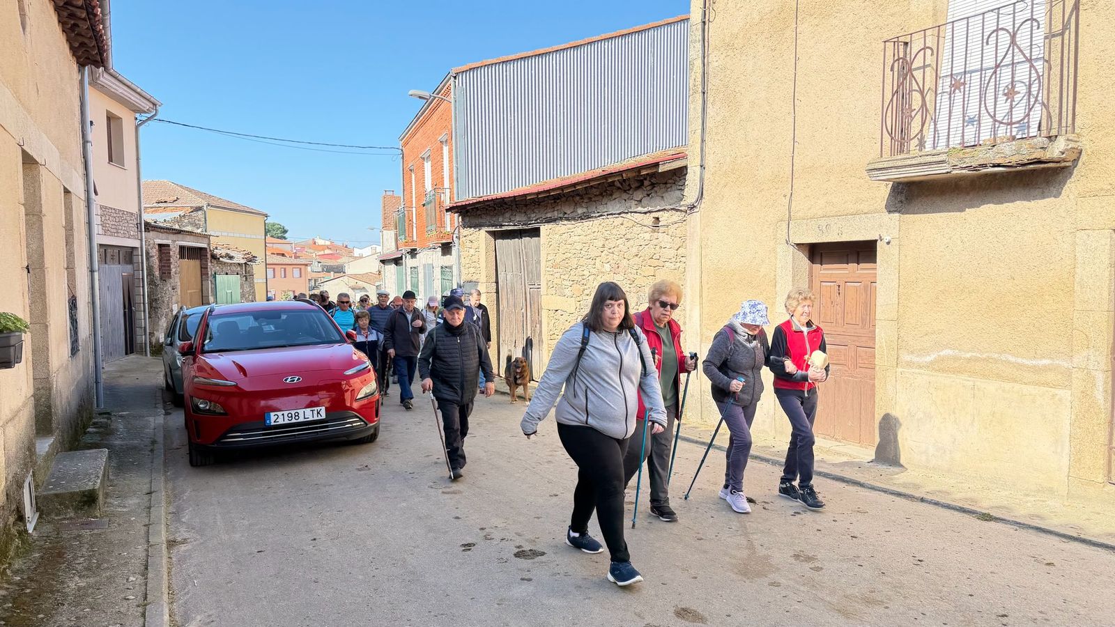 Marcha senderiesta mieza
