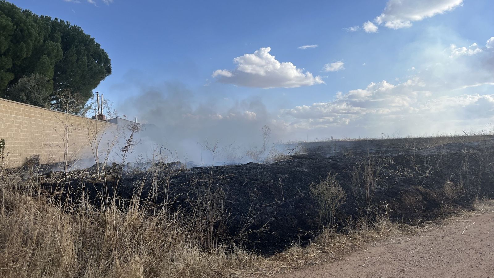 Incendio Aldeaseca de Armuña
