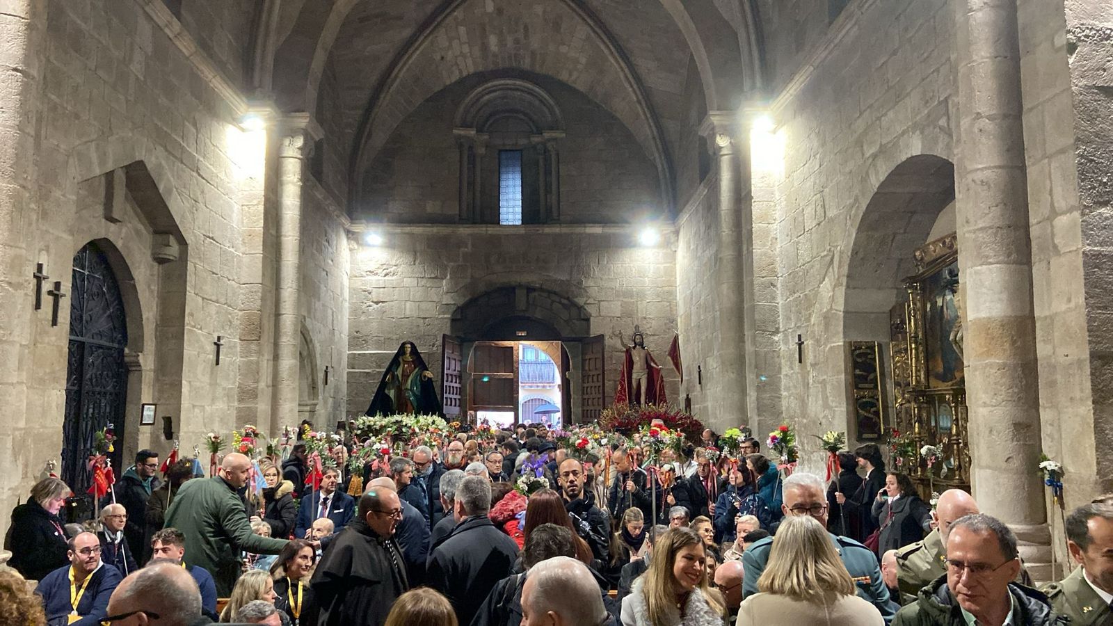 La procesión de la Resurrección, suspendida.Foto: Víctor Garrido