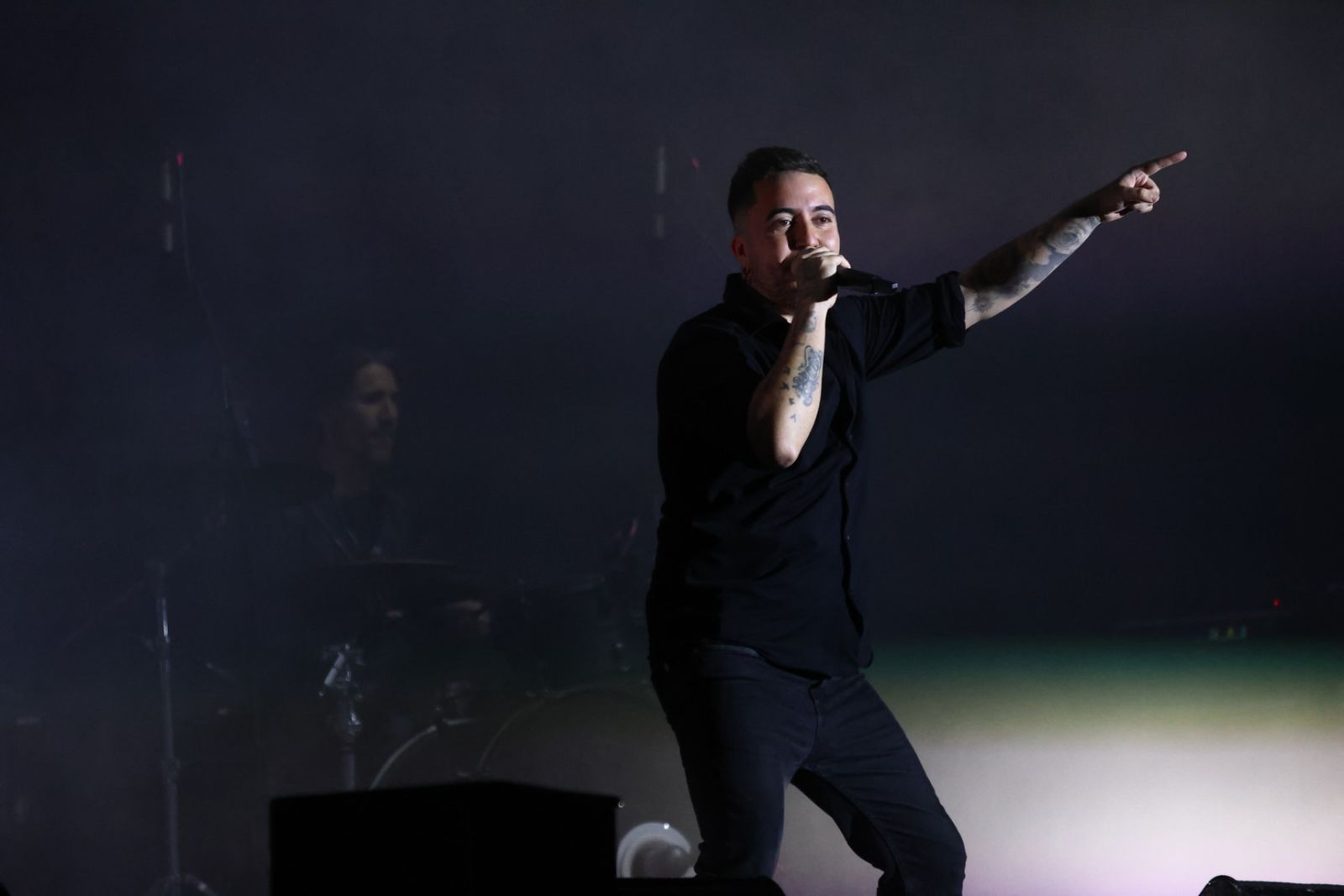 Concierto de Beret en la Plaza de la Concordia