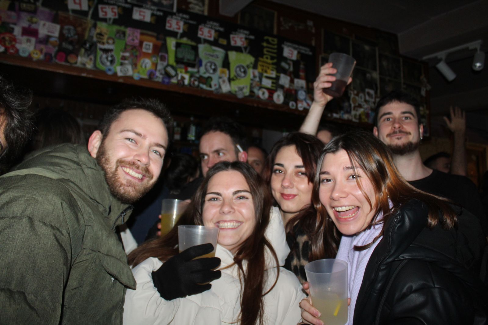 Salamanca de noche, sabado 24 de enero