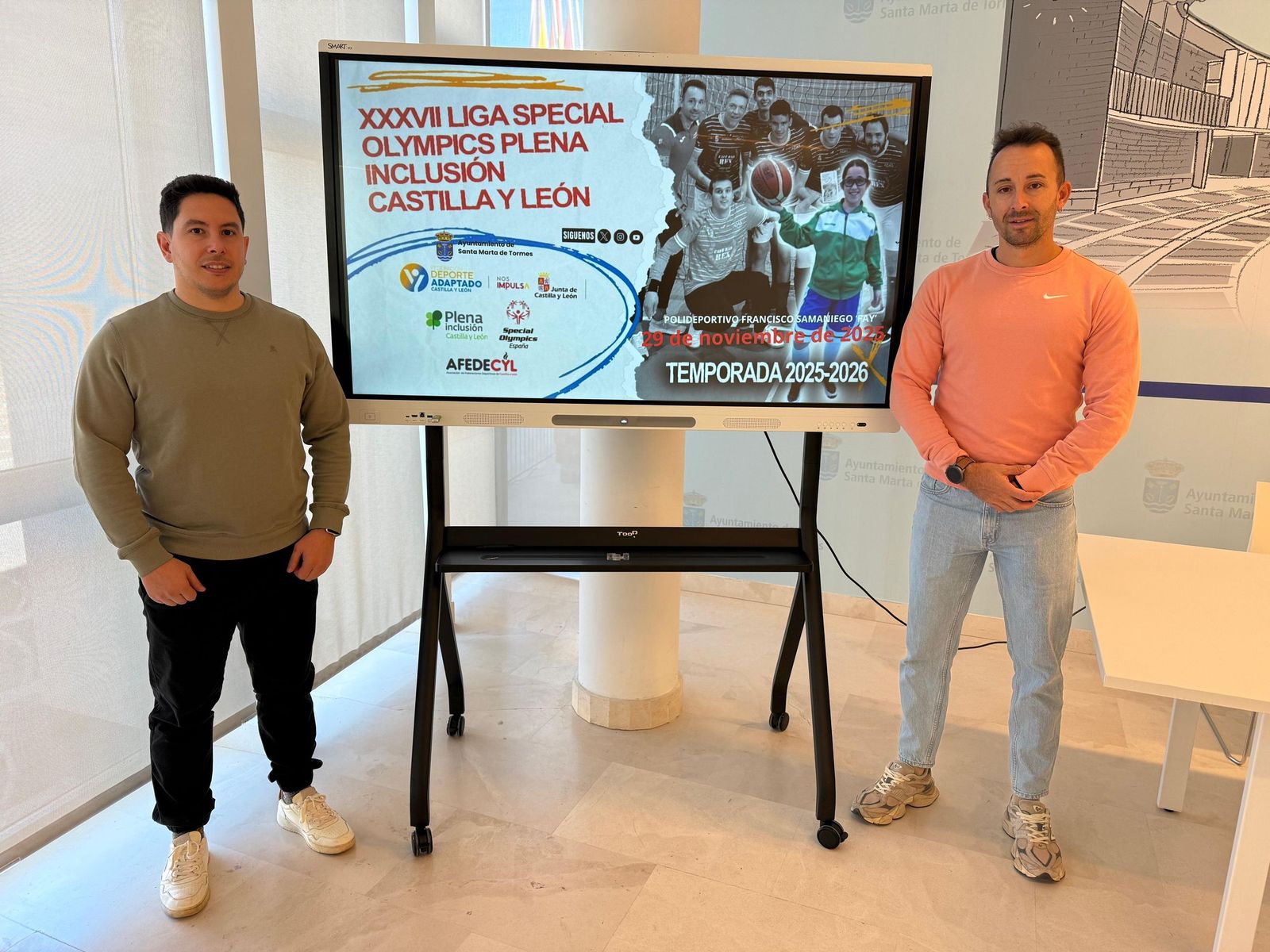 Presentación XXXVII Liga  Special Olimpics Plena Inclusión Castilla y León en Santa Marta