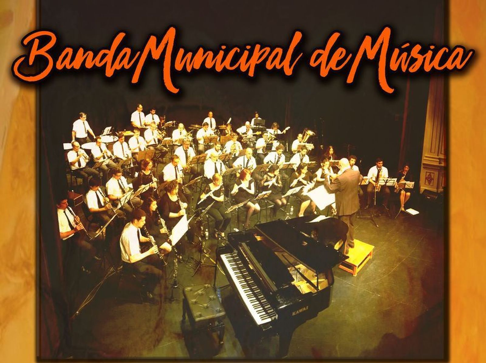 Cartel concierto banda  SANTA CECILIA 2019