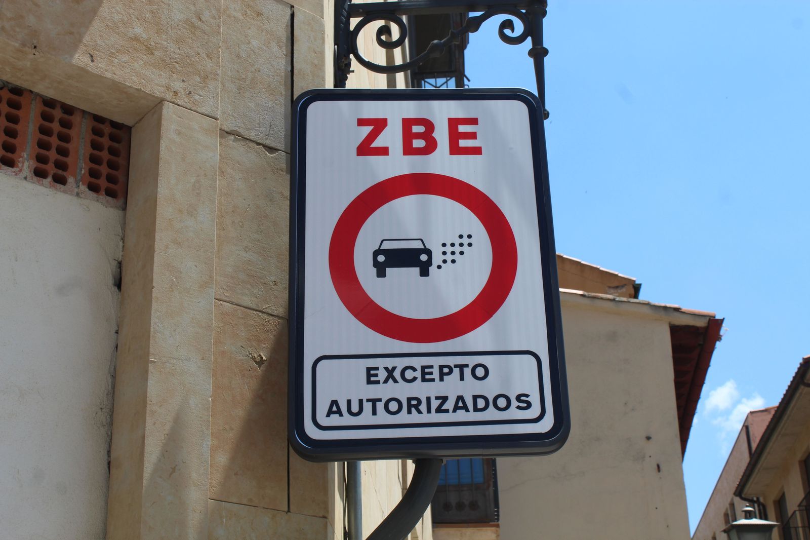 Señal ZBE en Salamanca