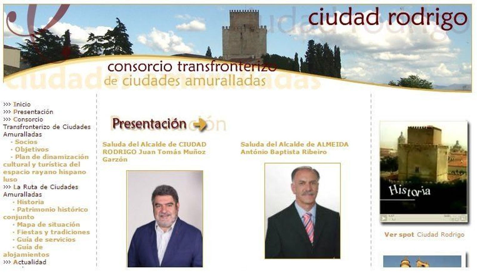 Miróbriga acoge la reunión del Consorcio Transfronterizo de Ciudades Amuralladas
