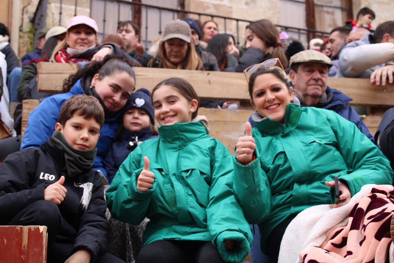 Ambiente en el encierro a caballo de Ciudad Rodrigo