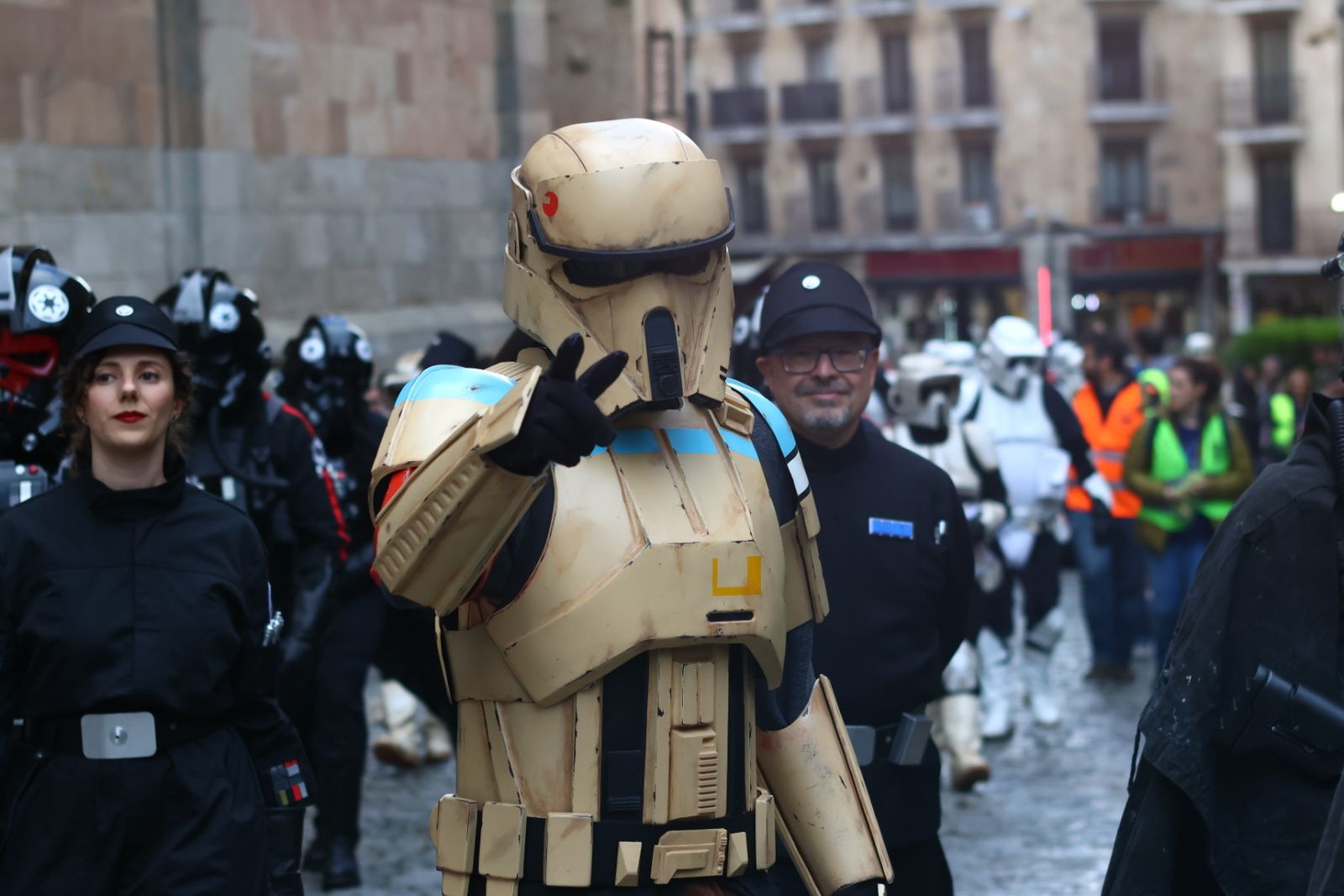 Desfile de Star Wars por el centro de Salamanca