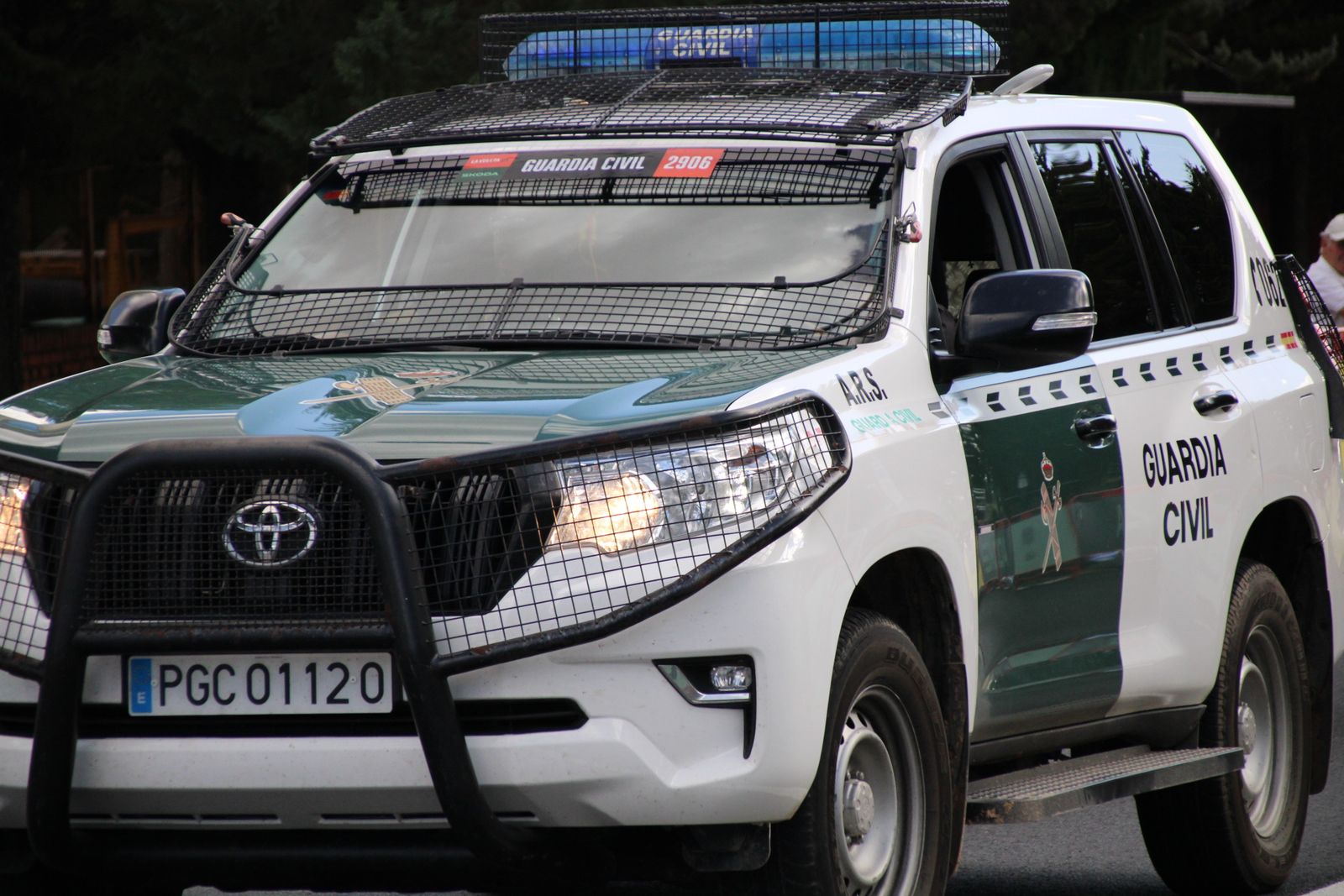 Así es el dispositivo de seguridad de la Guardia Civil en una etapa de La Vuelta