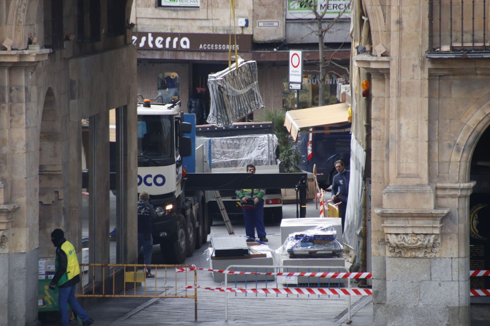Obras, estrechamientos, calles cortadas