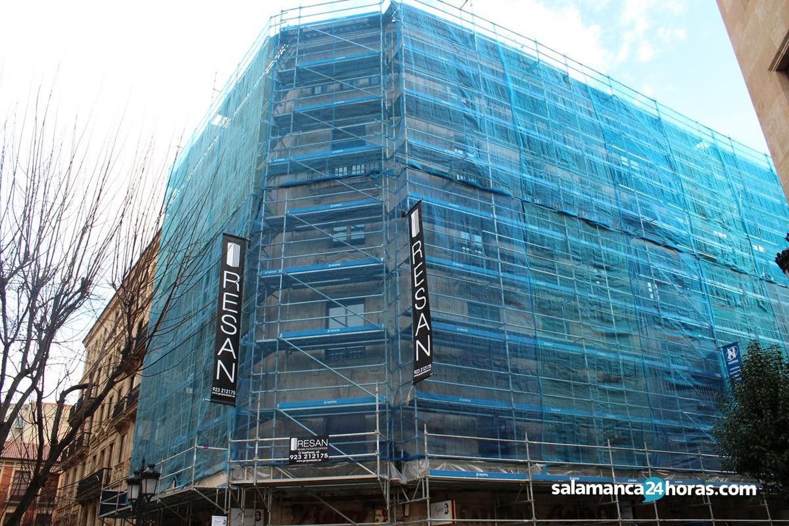 Edificio en obras Restauración fachada 1