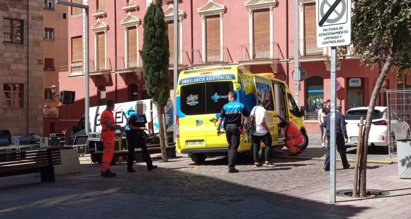 Incidente sanitario en la calle San Atilano