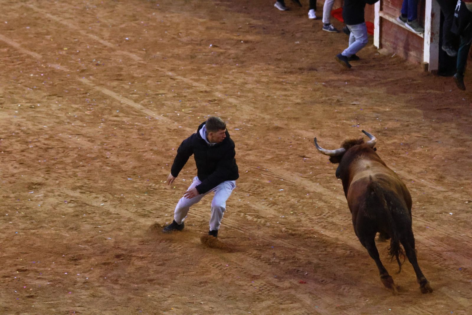 Capa y desencierro de tarde de lunes en el Carnaval del Toro 2026