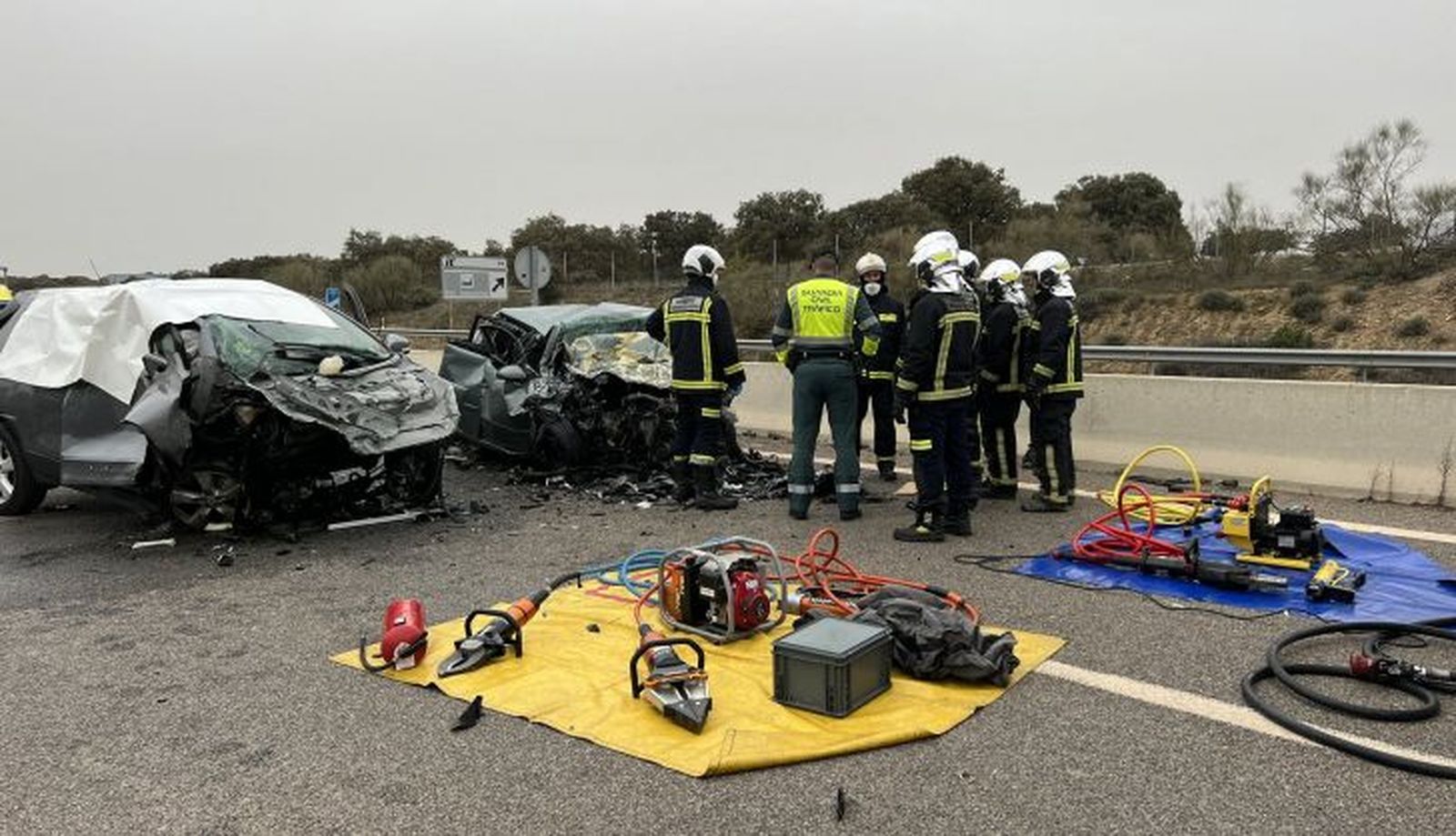 Accidente en la M 501 de Madrid en el que han fallecido dos personas