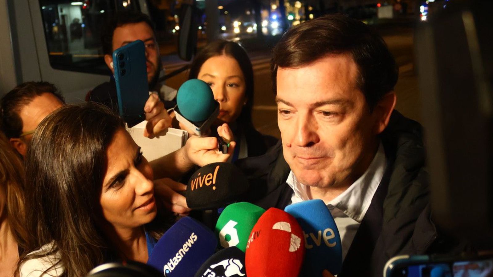 Mañueco a la espera de las votaciones de las Elecciones Autonómicas de Castilla y León