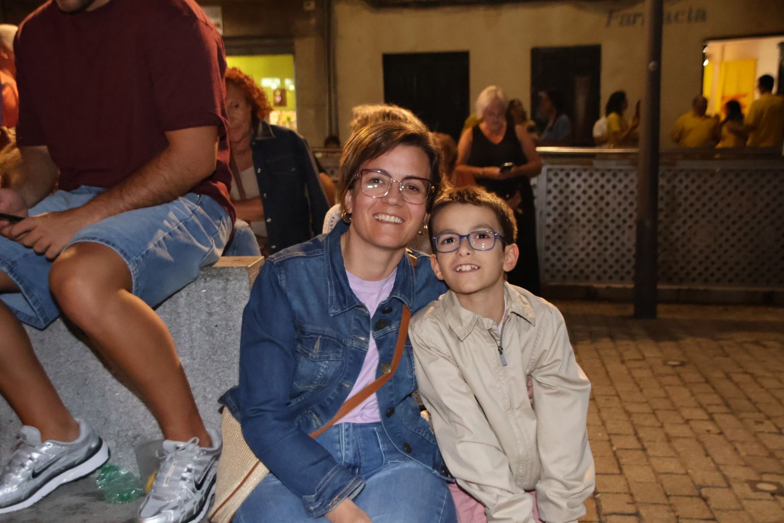 Panorama en la plaza Mayor de Guijuelo