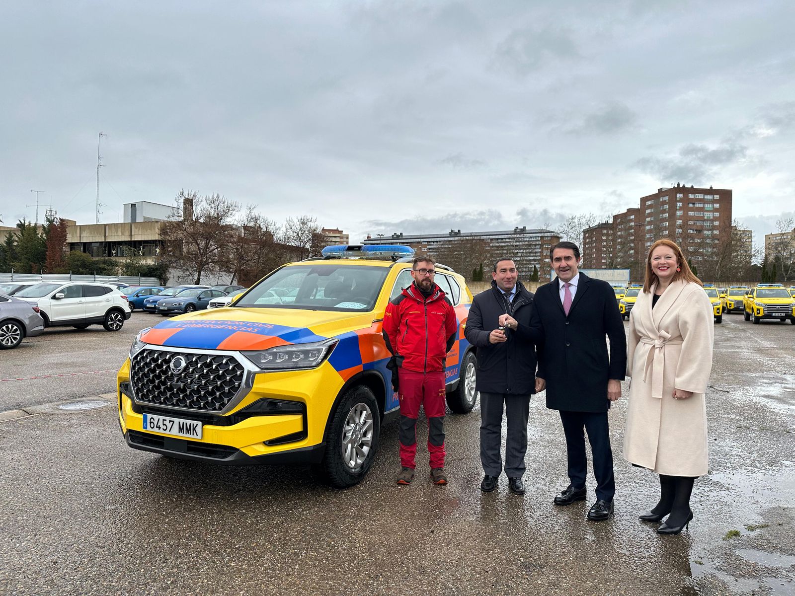 Un vehículo todoterreno ligero se incorpora en Salamanca para reforzar las capacidades de Protección Civil. Foto JCyL. Archivo
