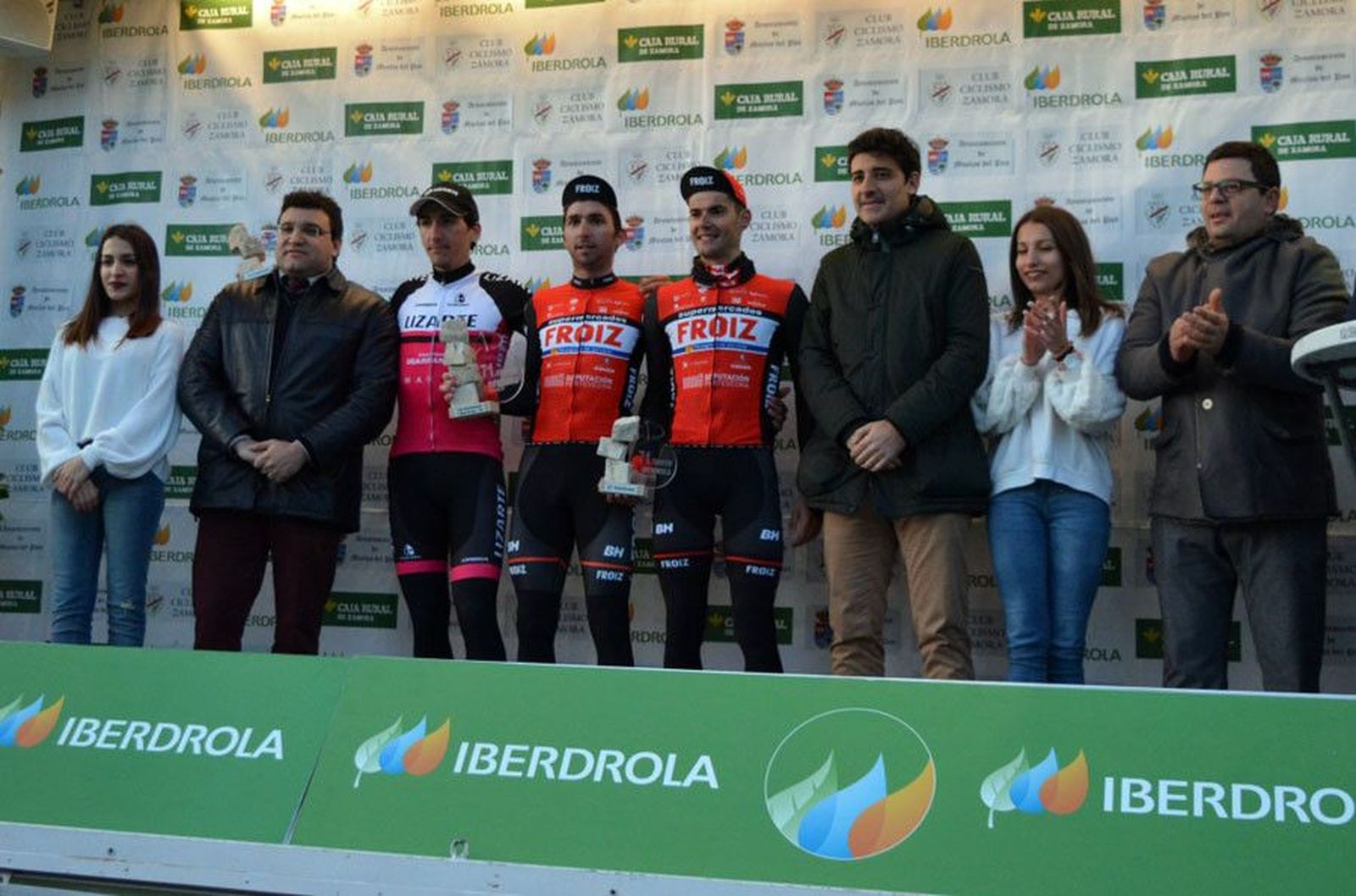 Podio trofeo iberdrola 2018