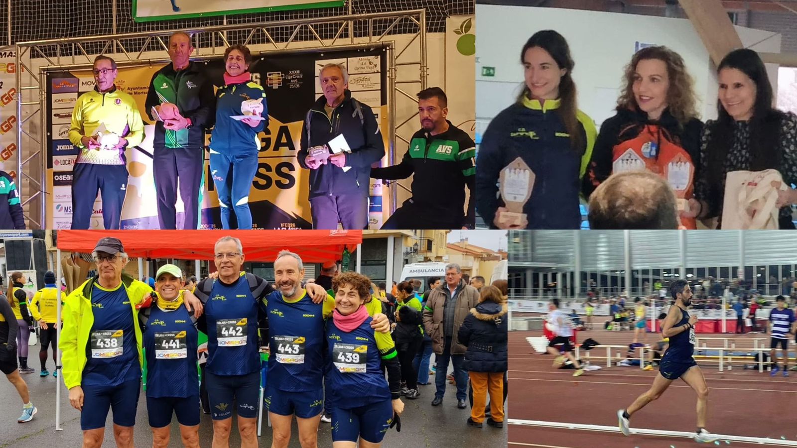 Distintos corredores del club Zamora Corre