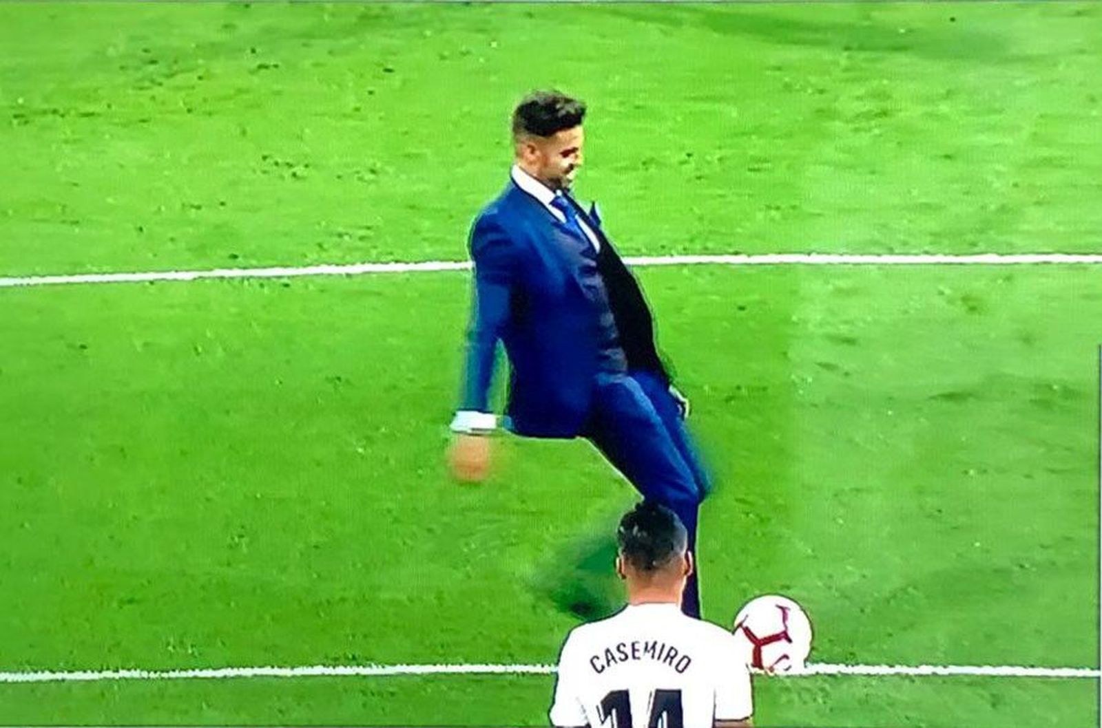 Garrote saque honor bernabeu