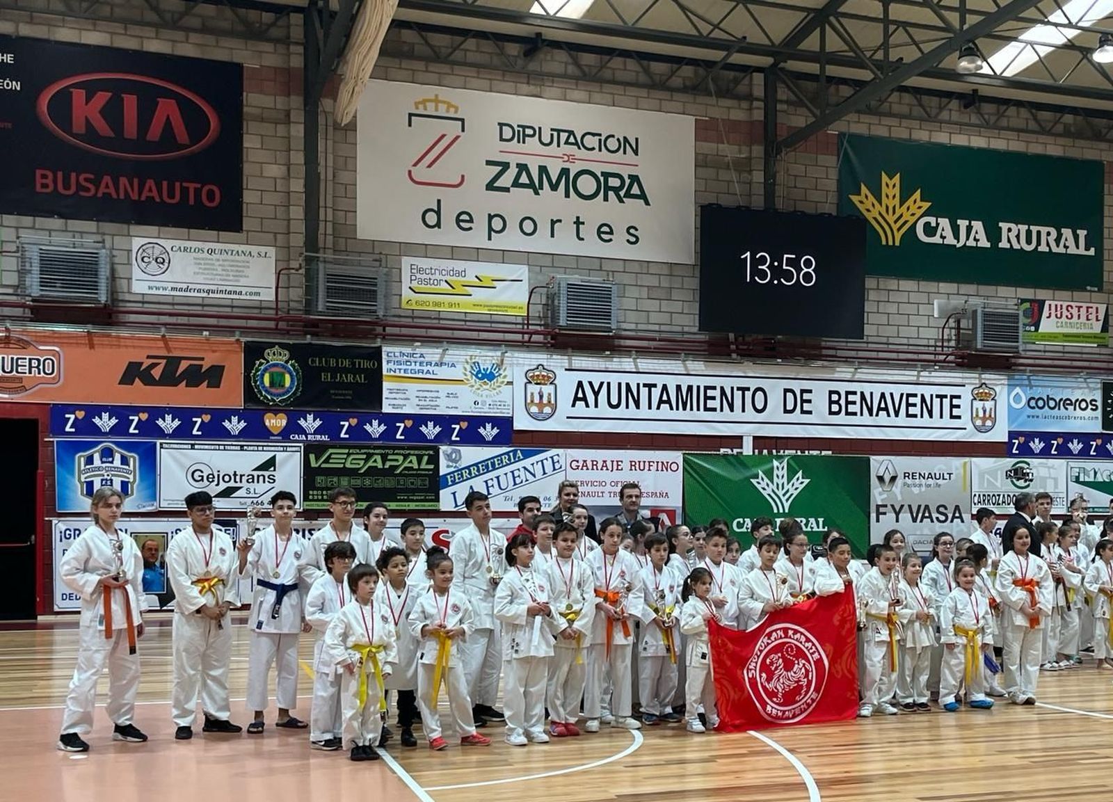 Presentación del Campeonato Provincial  de Karate en Benavente.