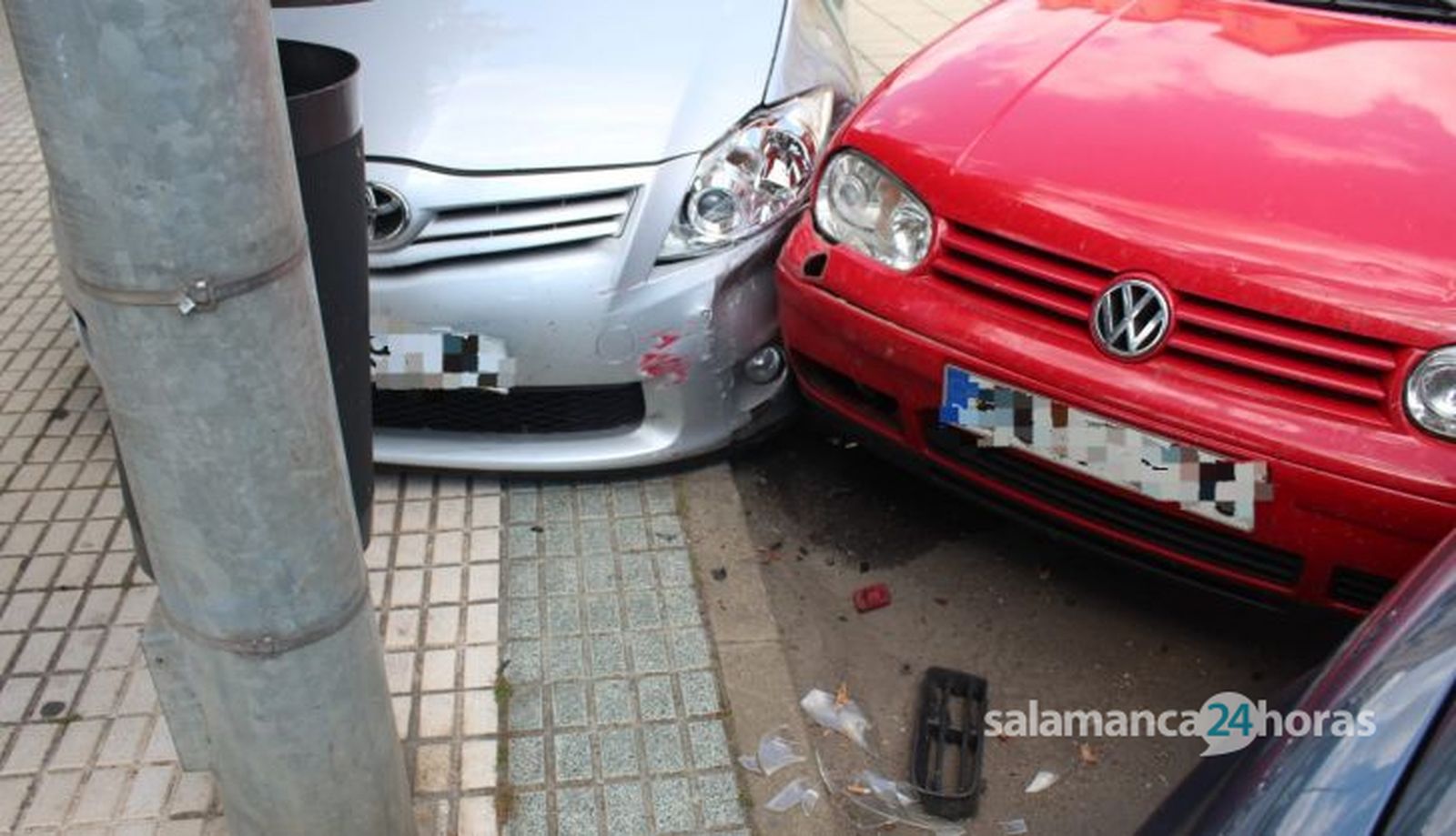 Herida una mujer al ser golpeada por un coche en la avenida de Portugal