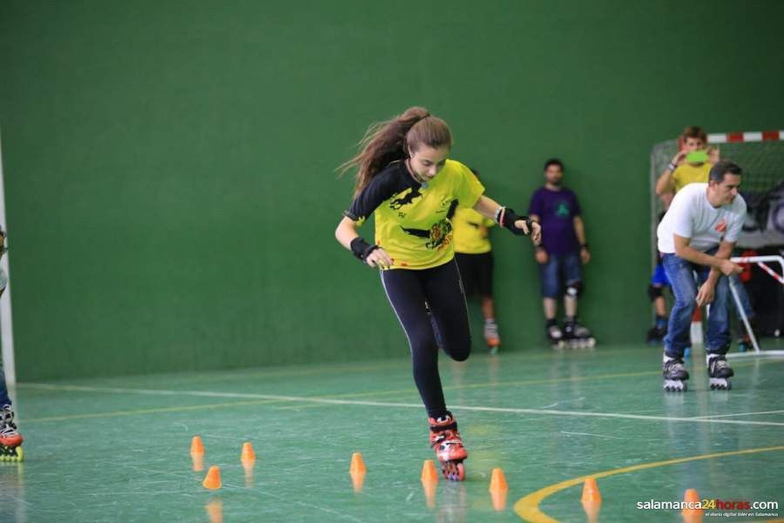 El patinaje en línea regional se cita en Salamanca