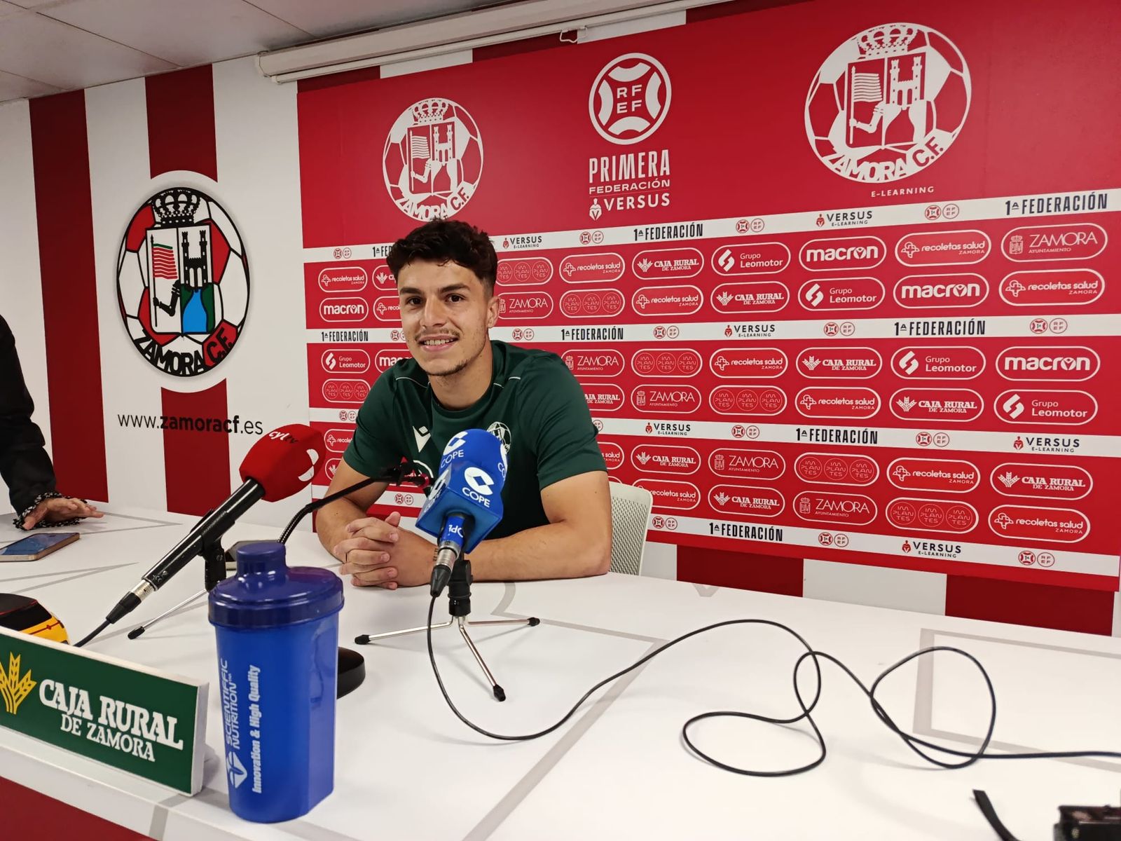 Dani Merchán en rueda de prensa