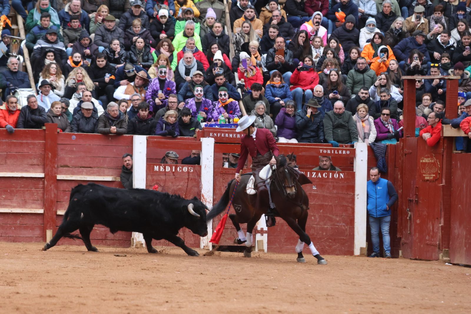 Novillada sin picadores del bolsín taurino y rejones en Ciudad Rodrigo