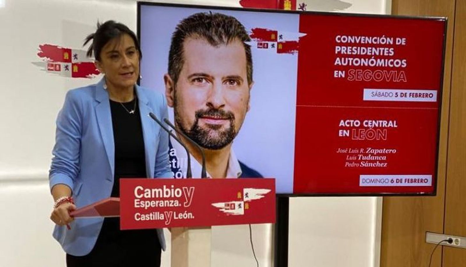 Ana Sánchez en su comparecencia