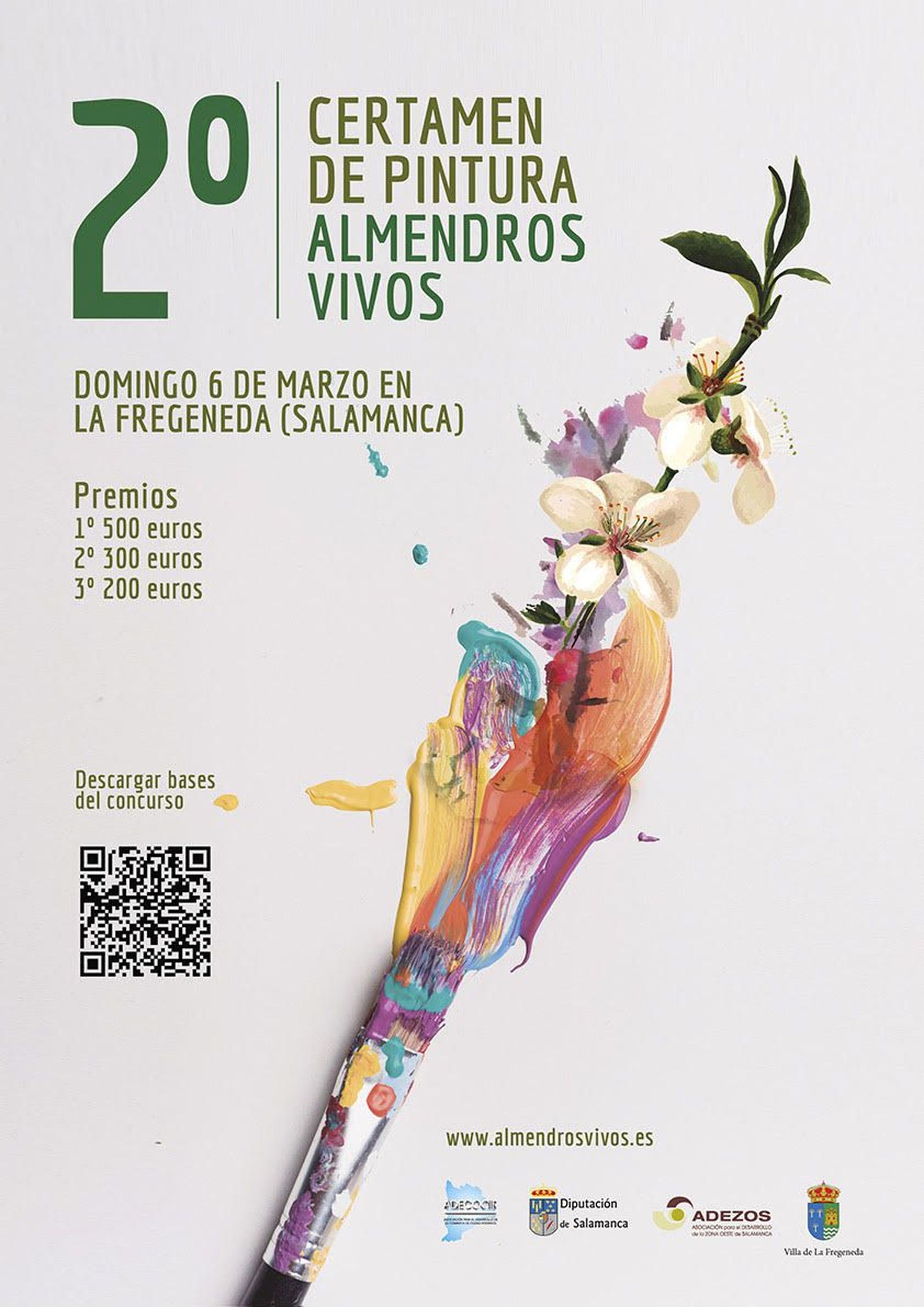 Cartel concurso de pintura "Almendros Vivos"