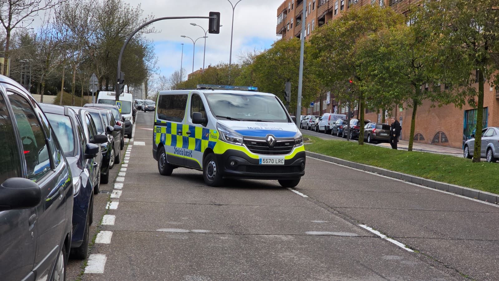 Policía Local en el lugar de los hechos