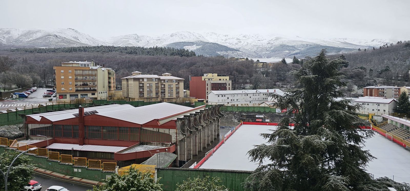 Nieve en la provincia de Salamanca este lunes 9 de marzo
