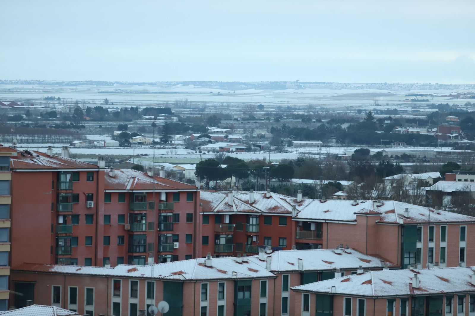 GALERÍA | Zamora se viste de blanco este miércoles