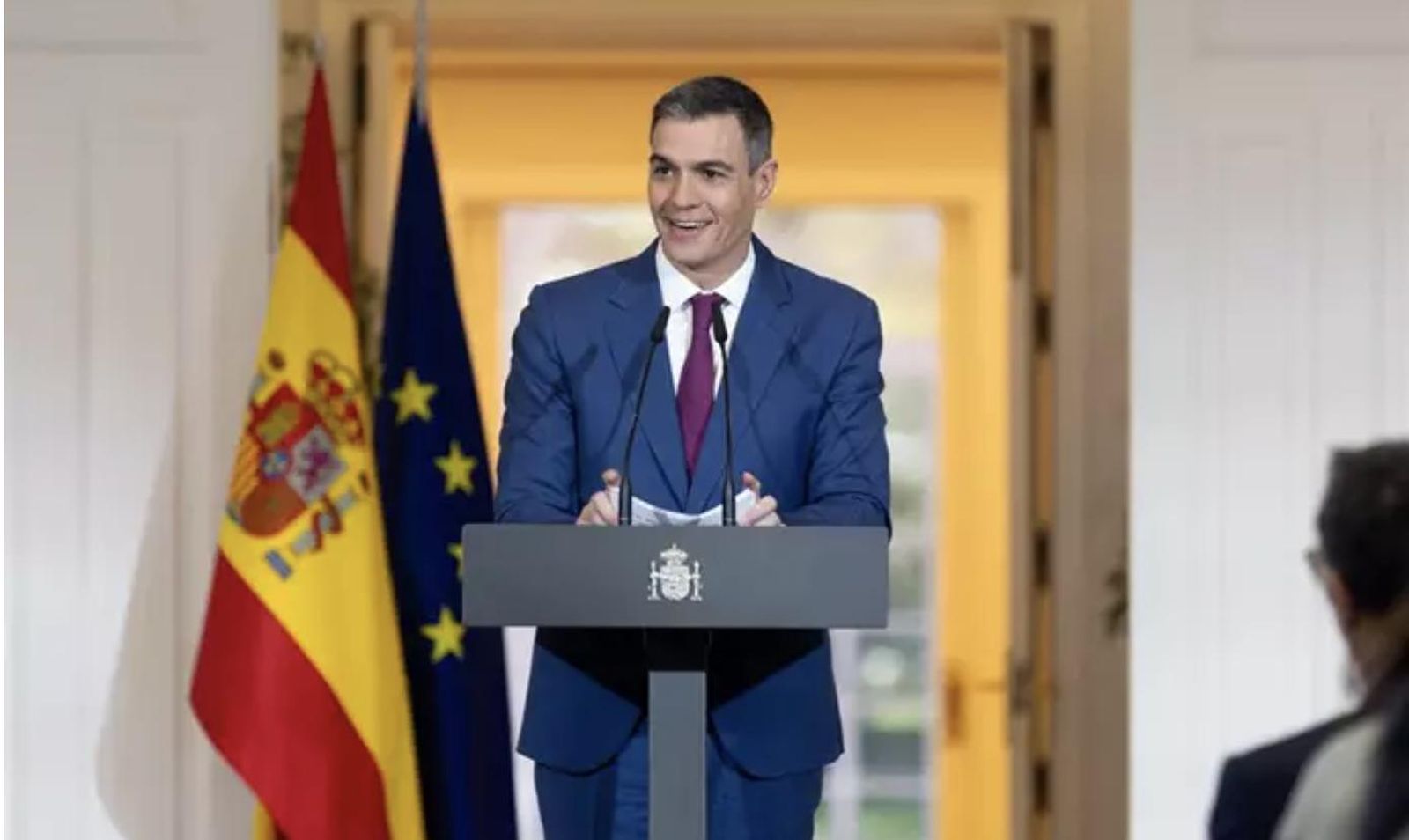 Sánchez celebra los 100 primeros días de su Gobierno destacando su apuesta por el empleo, los derechos y la convivencia - Eduardo Parra - EP