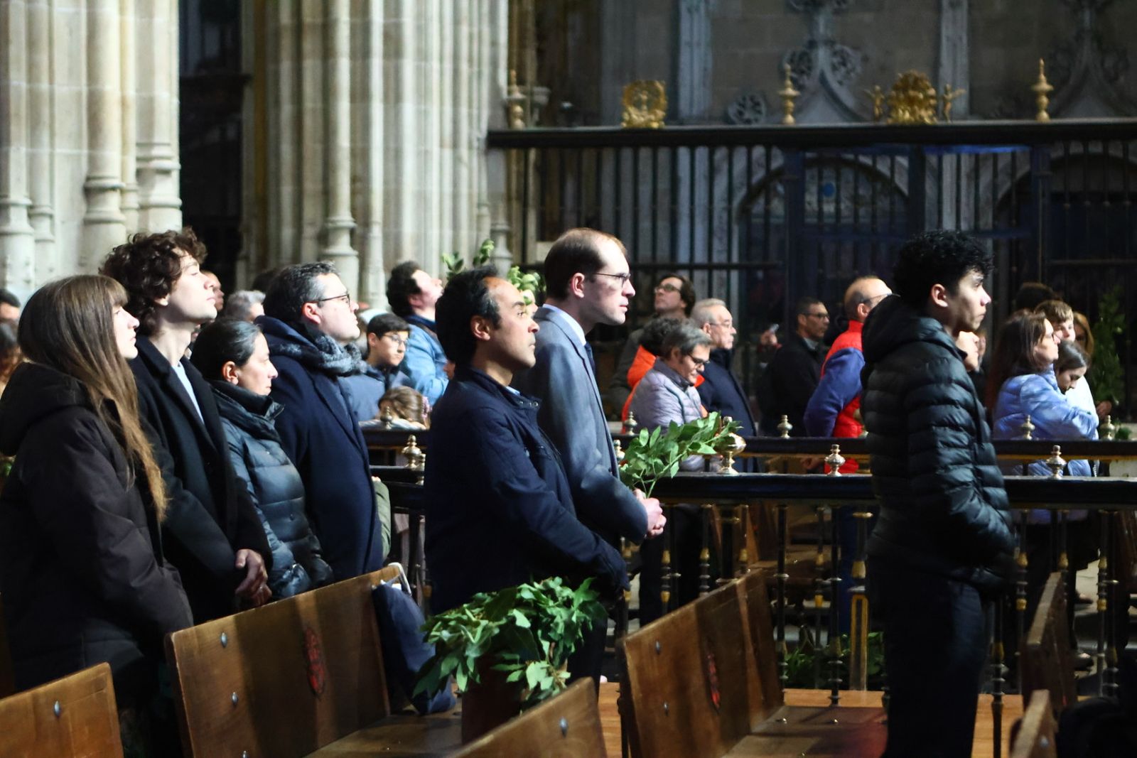 Bendición de palmas con motivo del Domingo de Ramos