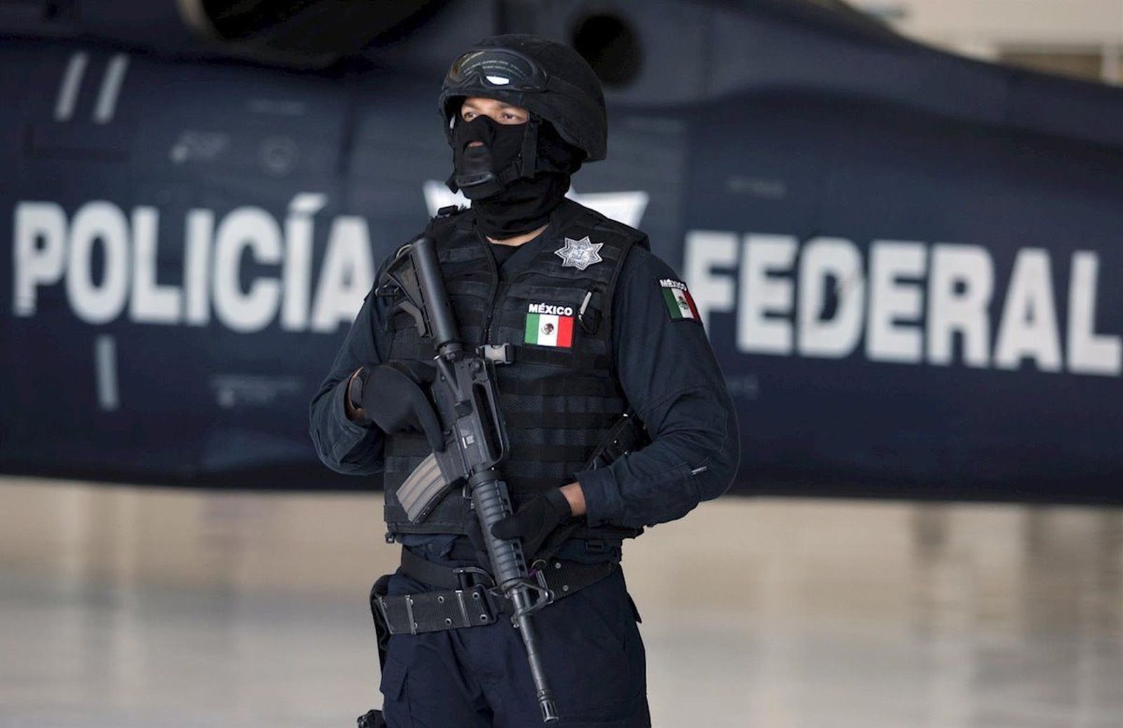 Policías federales en México