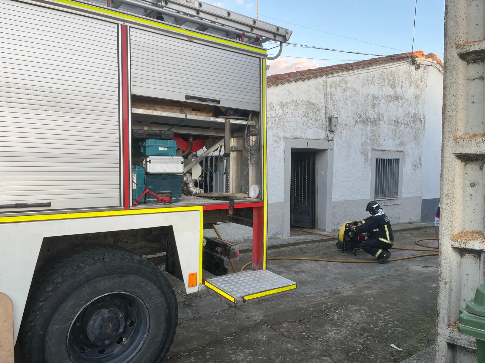 Incendio de una vivienda en Peñarandilla