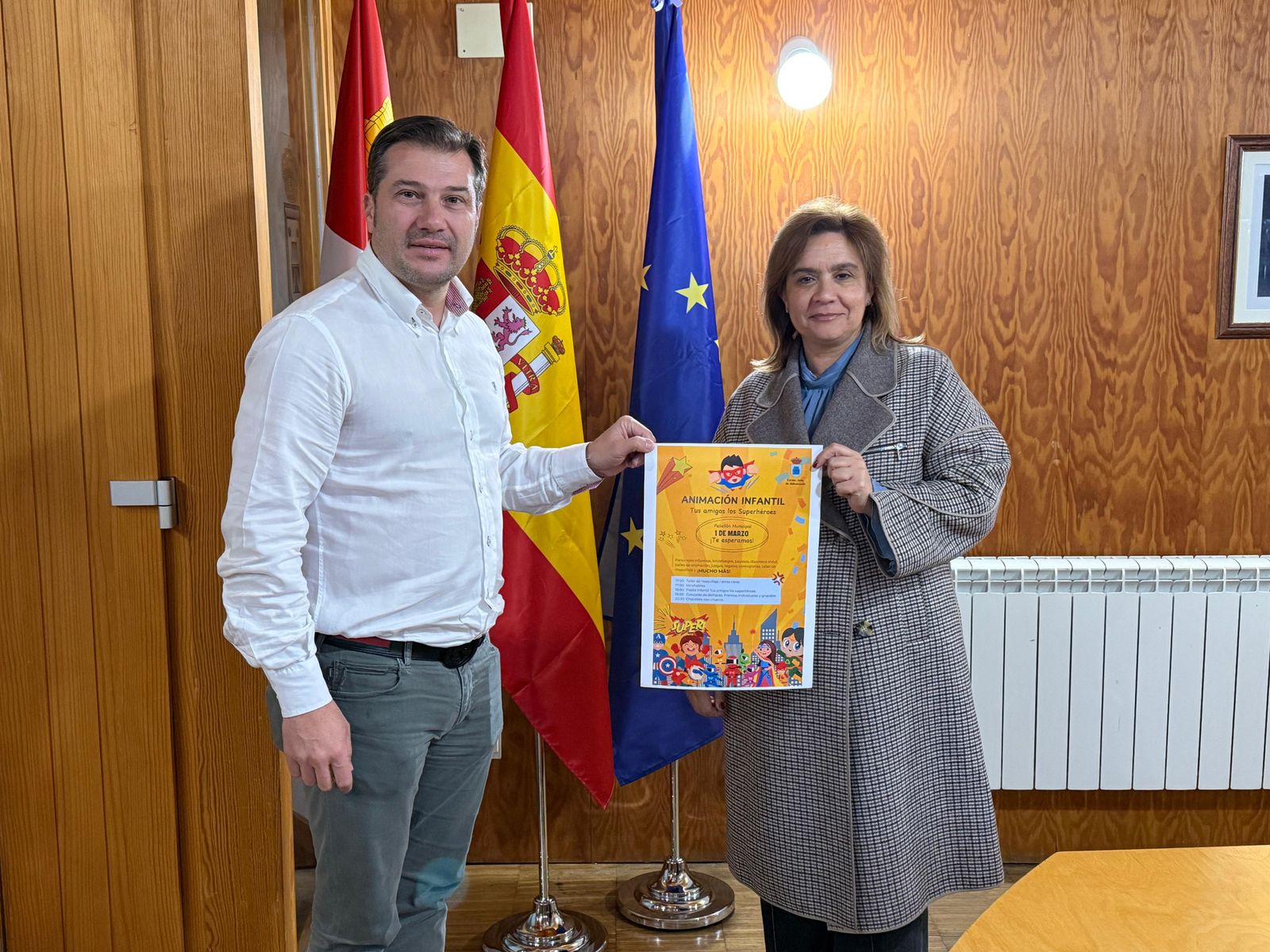 Presentación actividades Carnaval de Aldeatejada. Foto Ayuntamiento Aldeatejada