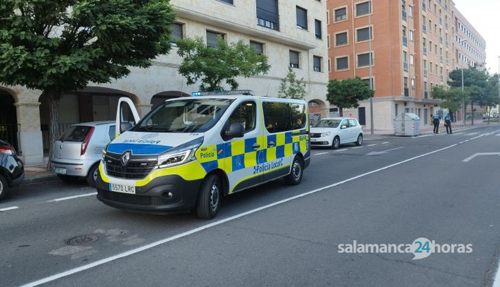 Policía Local en el atropello de una mujer en la calle Santiago Diego Madrazo