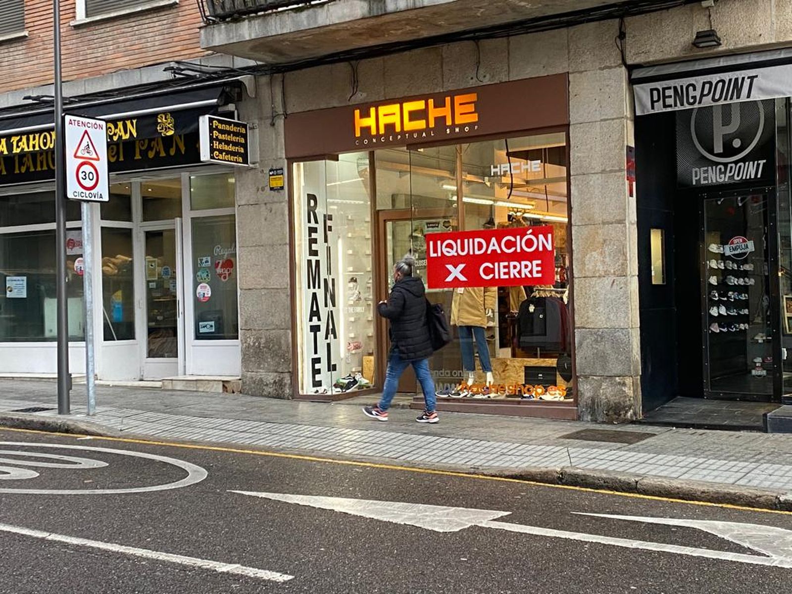 Un nuevo carte de liquidación por cierre en la calle Amargura