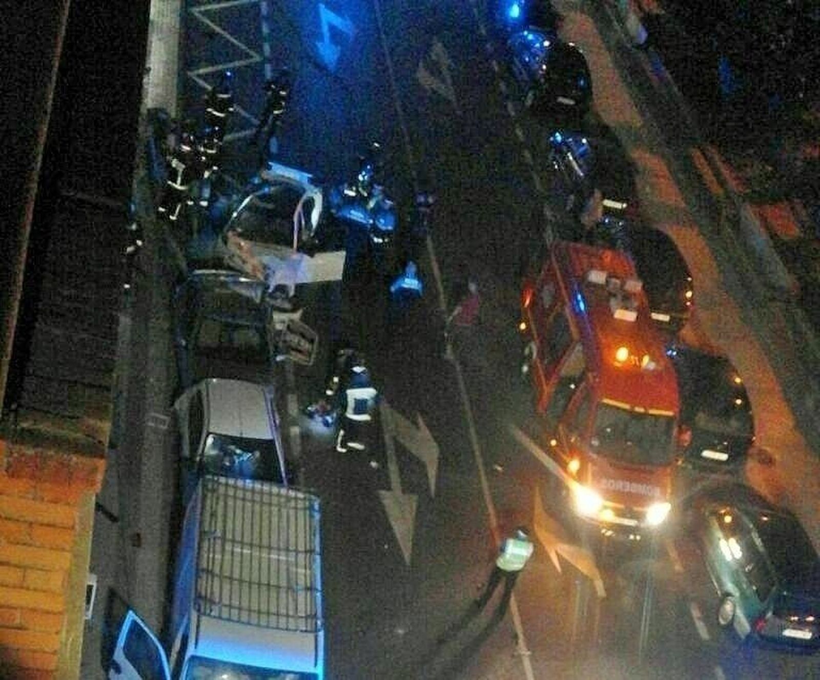 Accidente en la carretera de Ledesma