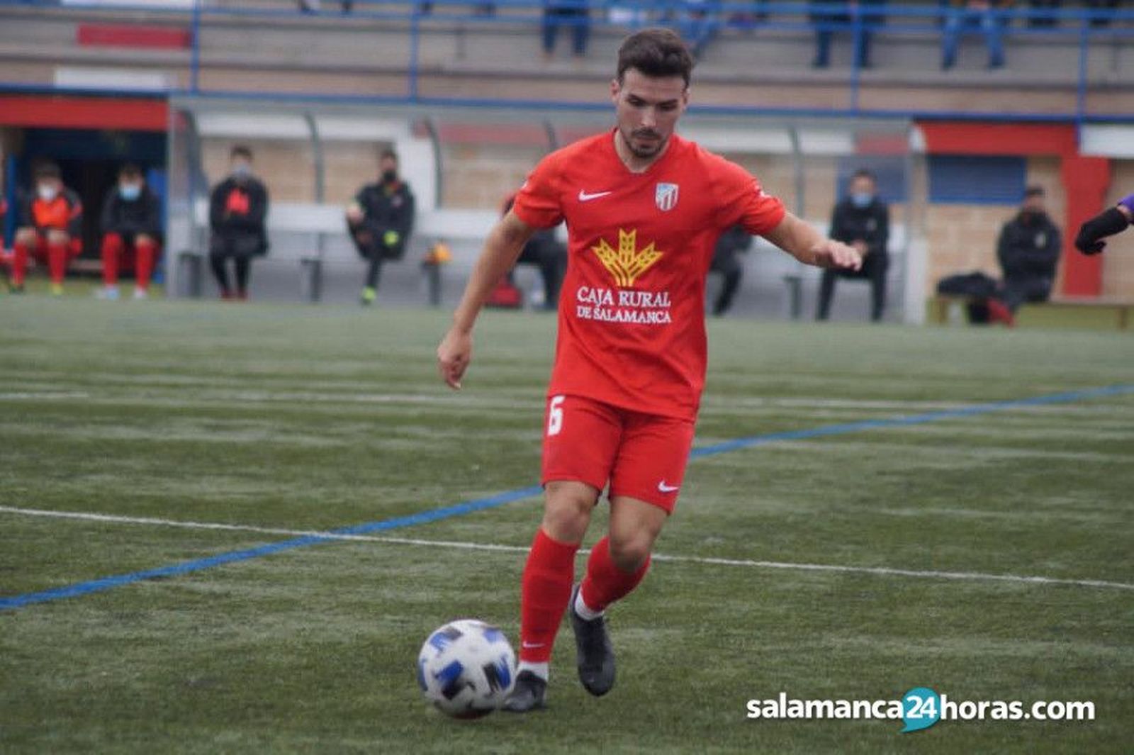 Sergio Barbero, en el partido ante el Palencia Cristo Atlético.