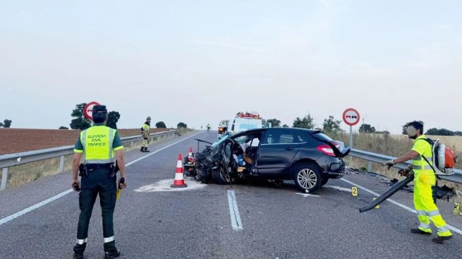 Accidente mortal en la N 122 de Zamora
