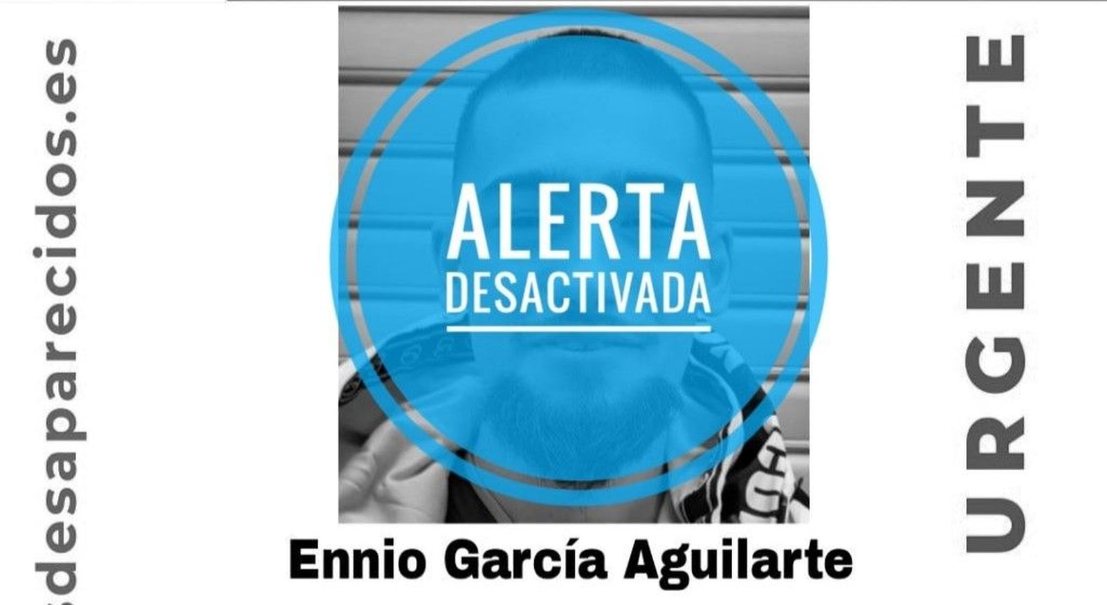 Alerta de desaparición desactivada Alerta de desaparición desactivada