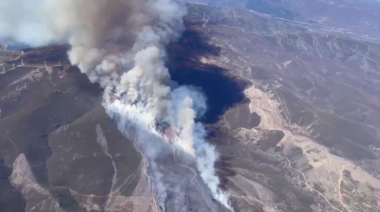 Incendio este lunes en Calabor
