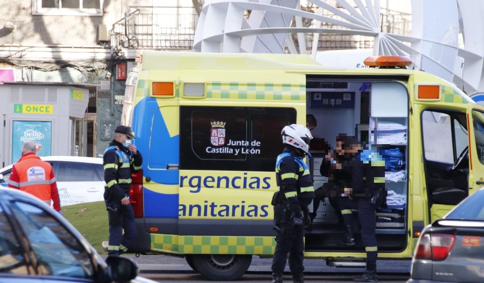 Accidente patinete Glorieta de la Unión Deportiva Salamanca.