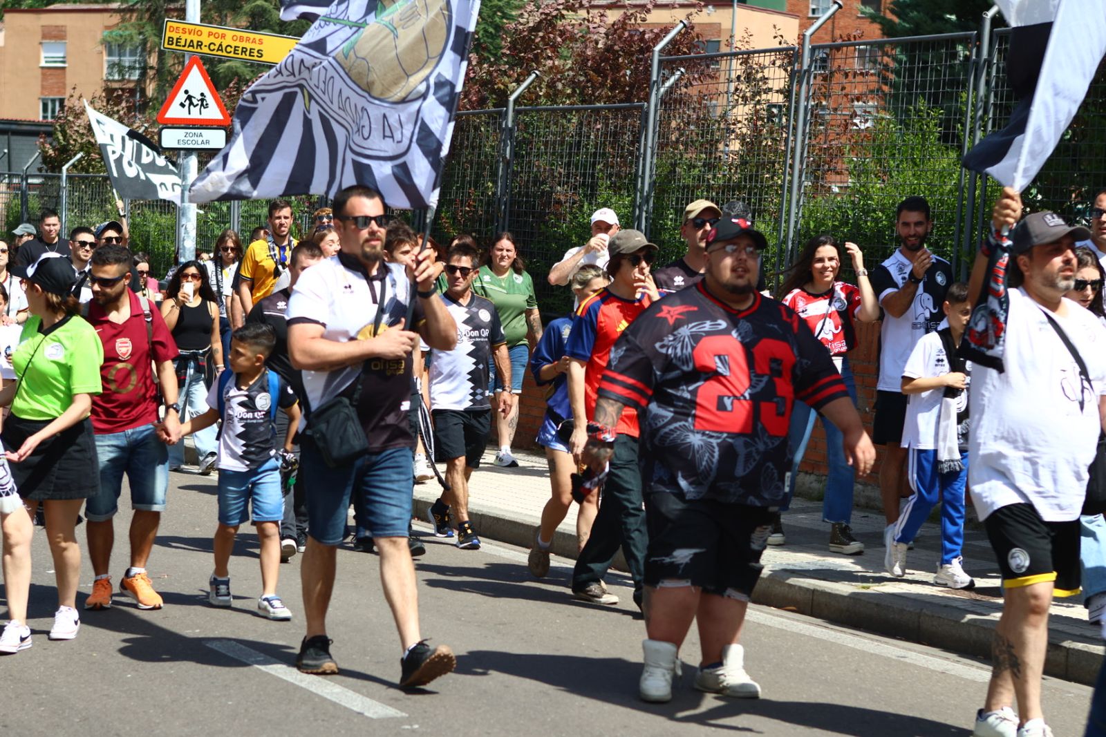Recibimiento al Autobús de Unionistas