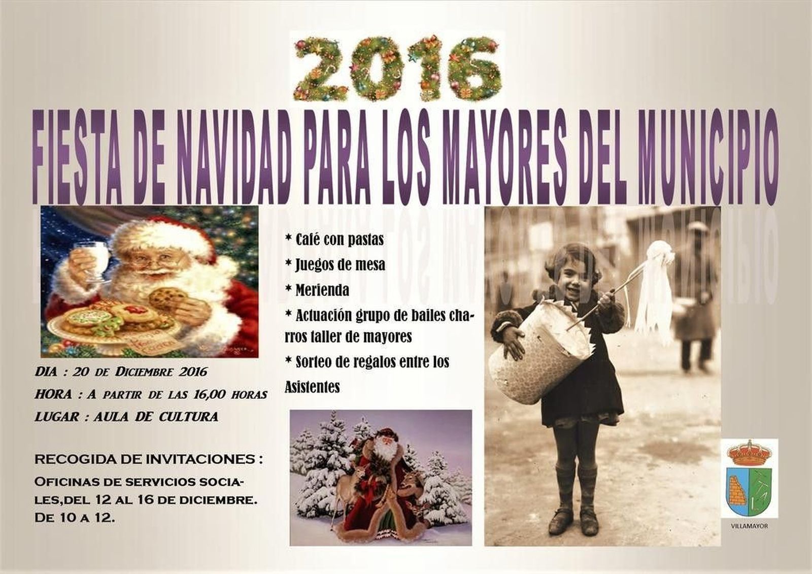 Los mayores del Villamayor volverán a disfrutar de una fiesta navideña