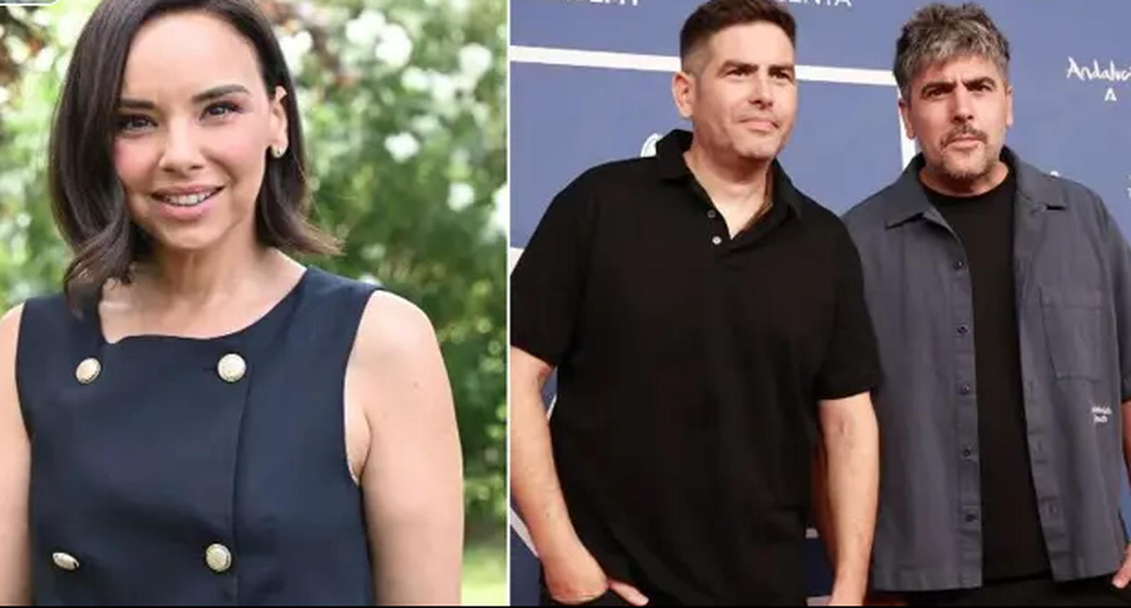 Chenoa y los hermanos Muñoz de Estopa.EP