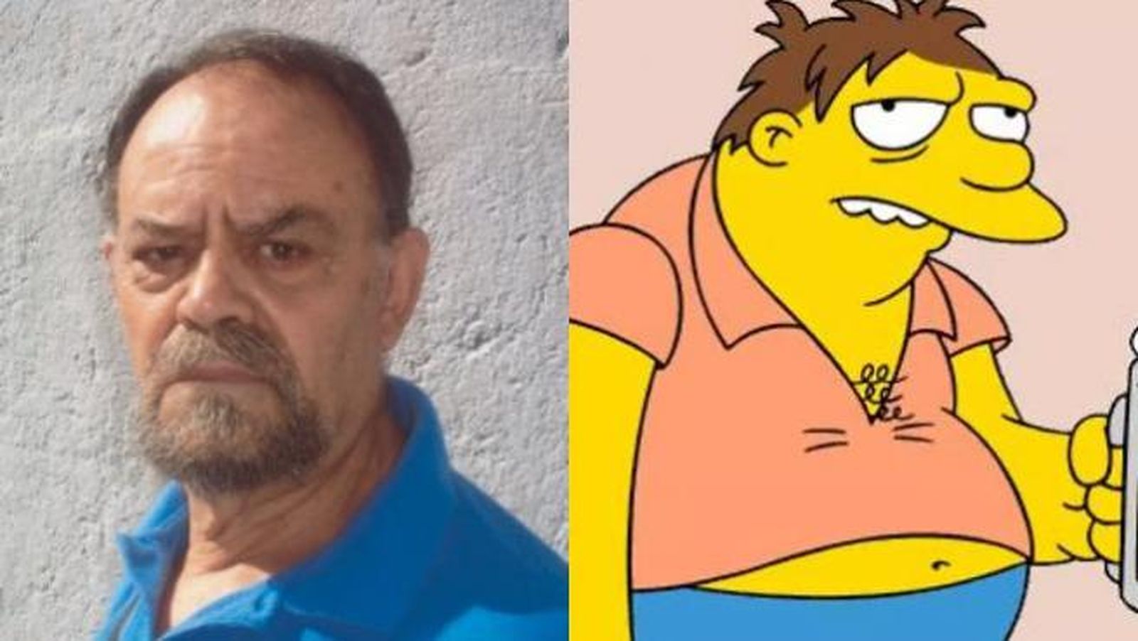Luis Marin Barney en los Simpson. Fotografía 20minutos.
